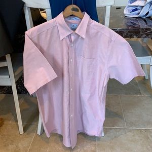 LLBean NWOT short sleeve button down, 16R